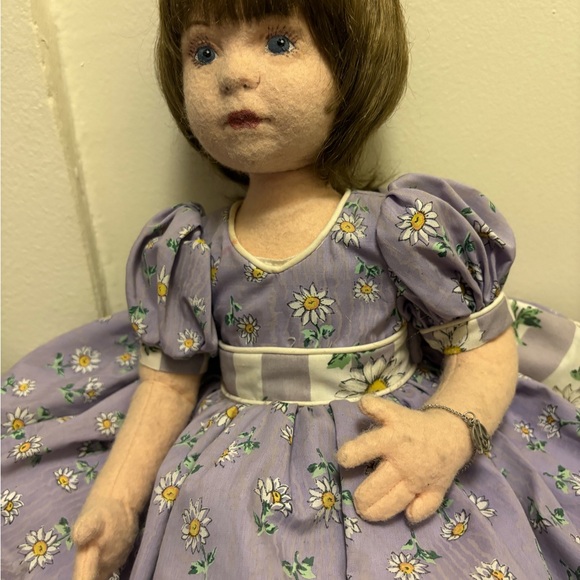 Marie Osmond 20" "Clarissa Heartfelt" FELT DOLL LE # 0390/2500 - Picture 2 of 12